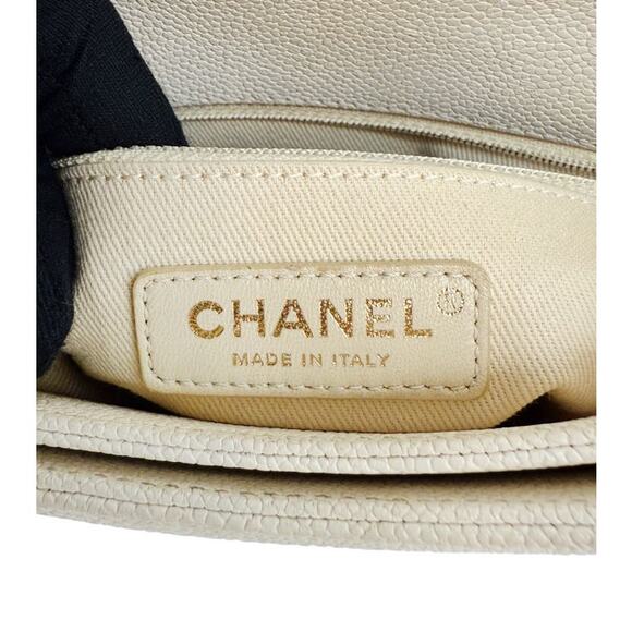 CHANEL Ivory Flap Seasonal Bag A-A15848 - Picture 8 of 11